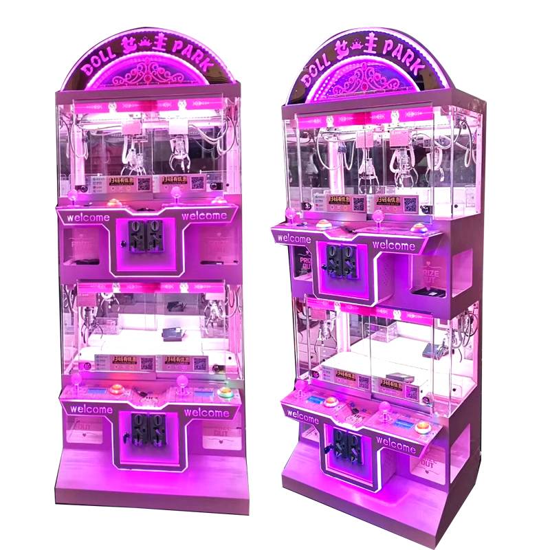 Good User Reputation for Crazy Claw Machine - Hot sale coin operated mini doll park claw machine for 4 players – Meiyi