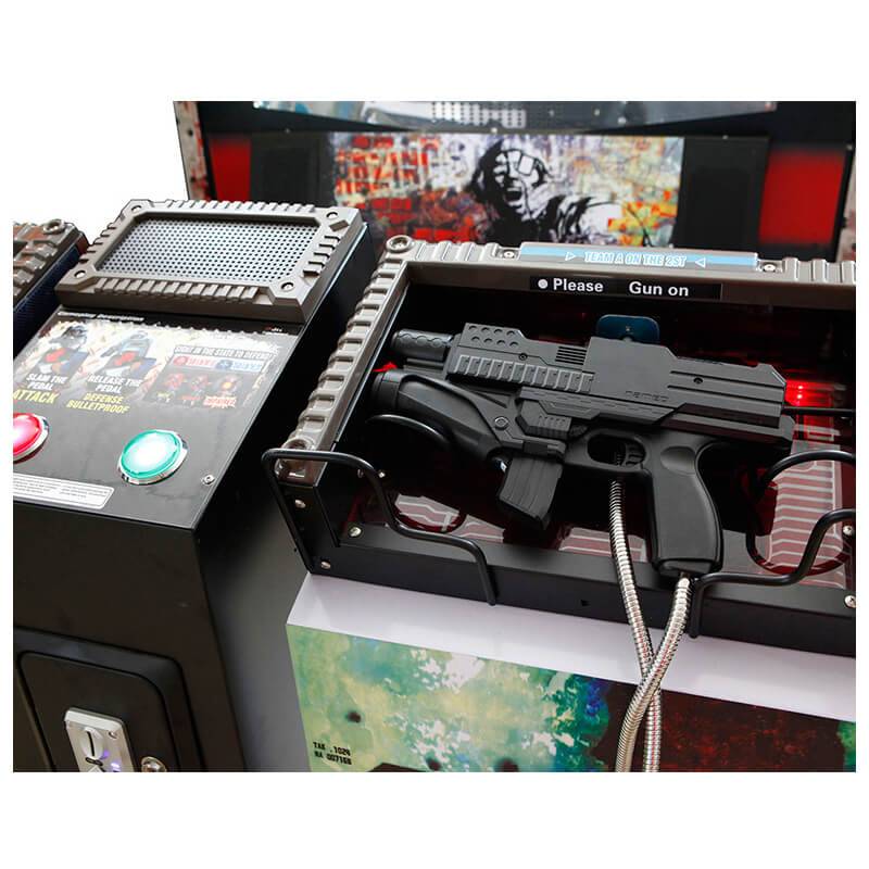 China Hot sale Stand Up Video Game Machine - Coin Operated Video Games Razing Storm Shooting Games Machine – Meiyi factory and suppliers | Meiyi detail pictures