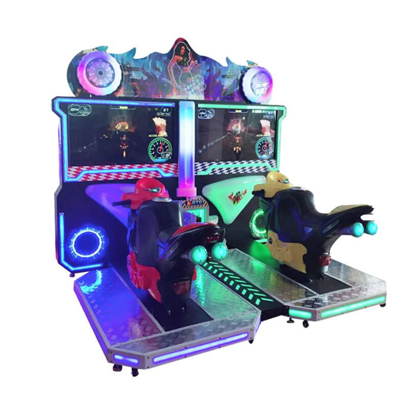 Wholesale Price Dance Video Games - Amusement Park Coin Operated Simulator FF Motorbike Racing Game Machine for 2 players – Meiyi
