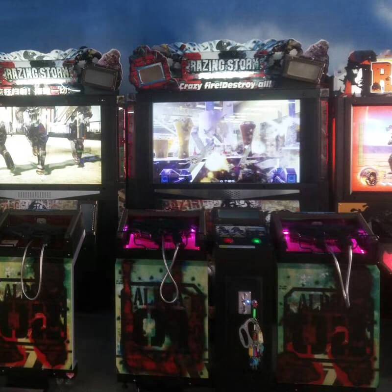 China Hot sale Stand Up Video Game Machine - Coin Operated Video Games Razing Storm Shooting Games Machine – Meiyi factory and suppliers | Meiyi detail pictures
