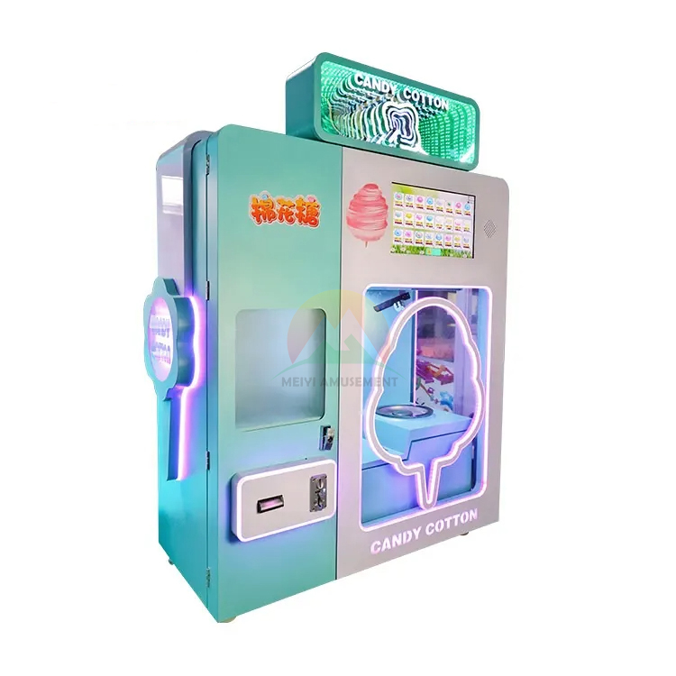 China semi-automatic cotton candy vending game machine factory and suppliers | Meiyi Featured Image