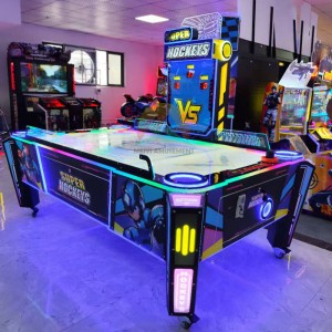 China High Quality Coin Operated Interactive Features Automatic Air Hockey Table Indoor Arcade Game machine factory and suppliers | Meiyi