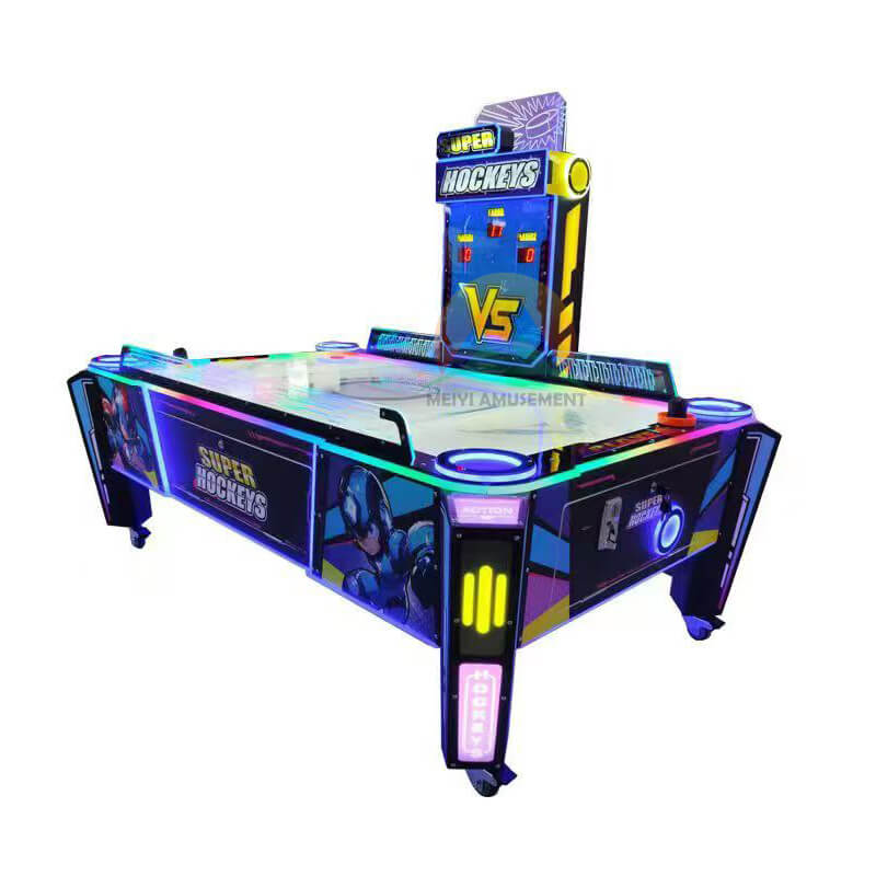 China High Quality Coin Operated Interactive Features Automatic Air Hockey Table Indoor Arcade Game machine factory and suppliers | Meiyi Featured Image
