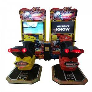 Amusement Park Coin Operated Simultor TT Motor Racing Game Machine