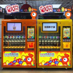 earn money project self-service candy beans vending machine chocolate beans vending machine