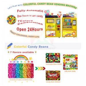 China New arrival fully automatic candy beans vending machine chocolate beans vending machine earn money project factory and suppliers | Meiyi