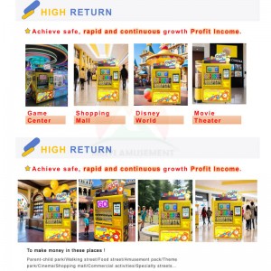 China New arrival fully automatic candy beans vending machine chocolate beans vending machine earn money project factory and suppliers | Meiyi