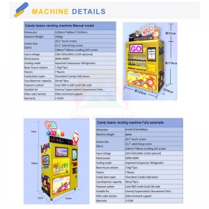 China New arrival fully automatic candy beans vending machine chocolate beans vending machine earn money project factory and suppliers | Meiyi