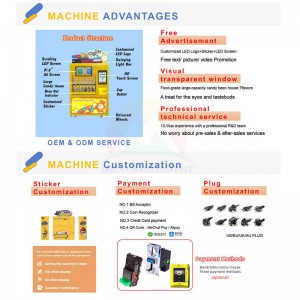 China New arrival fully automatic candy beans vending machine chocolate beans vending machine earn money project factory and suppliers | Meiyi