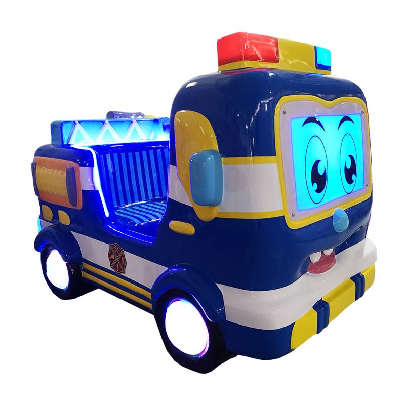 Professional China Motorbike Kiddie Ride - NEW ARRIVAL coin operated 3D kiddie ride -fire truck with shooting game machine – Meiyi