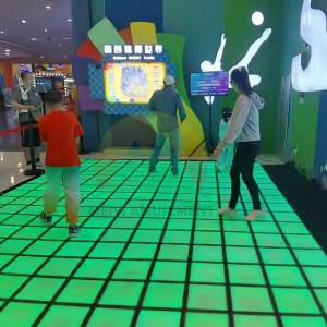 China New Arrival jump grids interactive game activate games led floor sport game room factory and suppliers | Meiyi