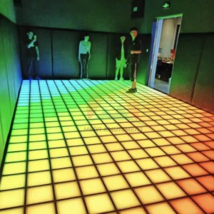 China New Arrival jump grid interactive game activate games sport game machine led floor game factory and suppliers | Meiyi