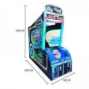 China new arrival redemption lottery ticket game machine let’s disc shooting  disc factory and suppliers | Meiyi