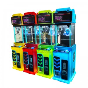 New arrival coin operated mini claw crane machine vending prize machine
