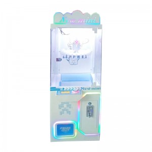 Mini coin operated clip prize machine vending gift machine