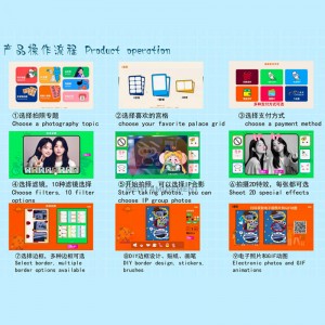 China Automatic Photo Booth Machine Coin operated Photo Booth With Printer and Camera factory and suppliers | Meiyi