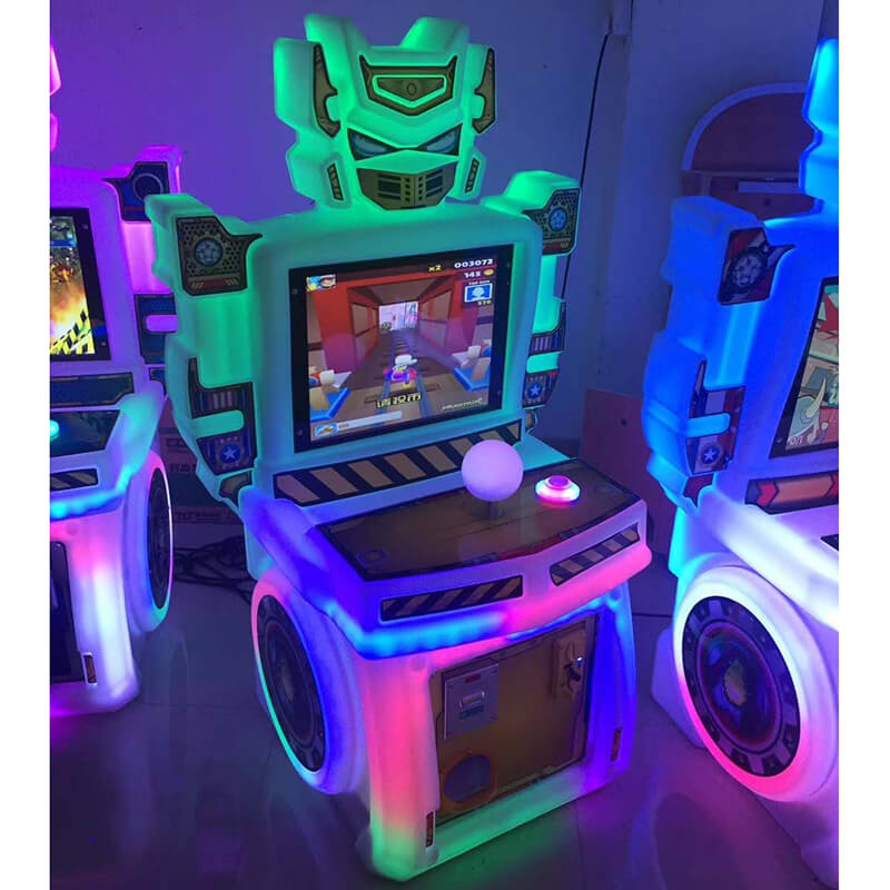 China Wholesale Price Kiddie Amusement Park - Robot kids arcade Machin coin operated Parkour game machine – Meiyi factory and suppliers | Meiyi detail pictures