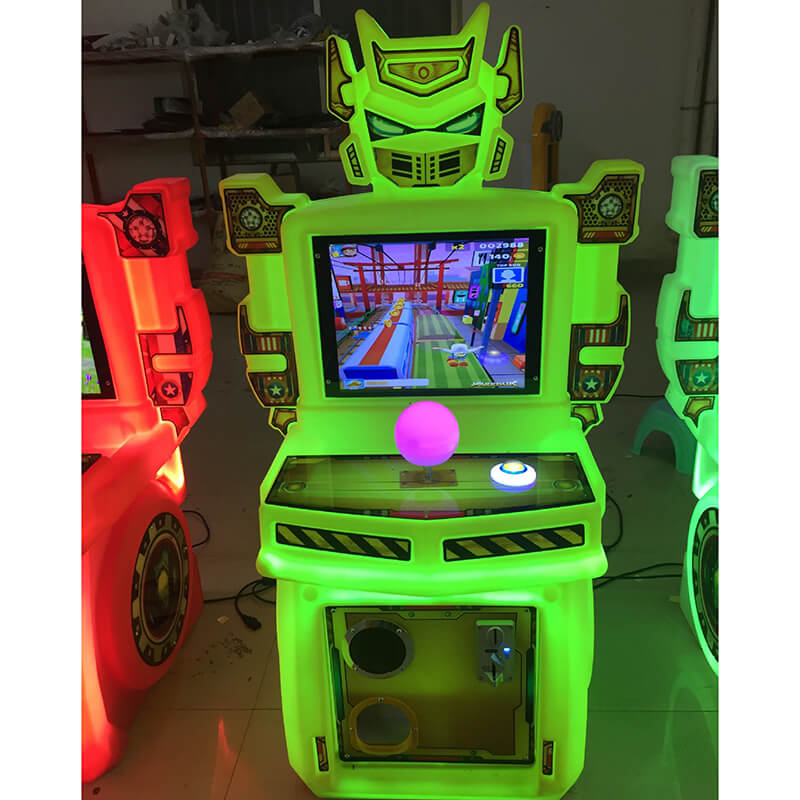 China Wholesale Price Kiddie Amusement Park - Robot kids arcade Machin coin operated Parkour game machine – Meiyi factory and suppliers | Meiyi detail pictures