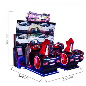 China New arrival Coin Operated  dual screen dynamic racing car game machine video game machine factory and suppliers | Meiyi