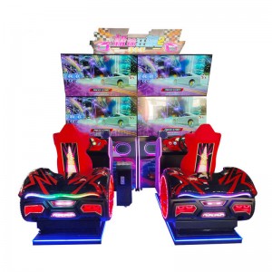 New arrival Coin Operated  dual screen dynamic racing car game machine video game machine
