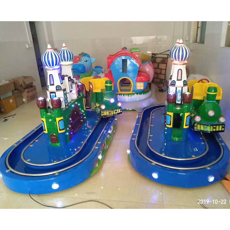 China 2021 Good Quality Coin Operated Kiddie Ride - Amusement park coin operated kids ride on little castle railway train for 2 kids – Meiyi factory and suppliers | Meiyi detail pictures
