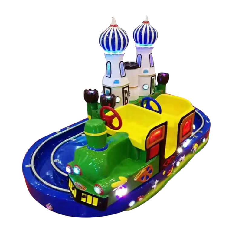 China 2021 Good Quality Coin Operated Kiddie Ride - Amusement park coin operated kids ride on little castle railway train for 2 kids – Meiyi factory and suppliers | Meiyi detail pictures
