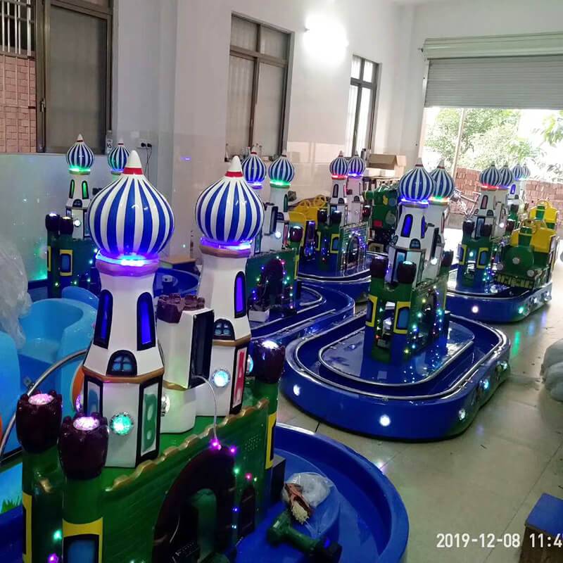 China 2021 Good Quality Coin Operated Kiddie Ride - Amusement park coin operated kids ride on little castle railway train for 2 kids – Meiyi factory and suppliers | Meiyi detail pictures